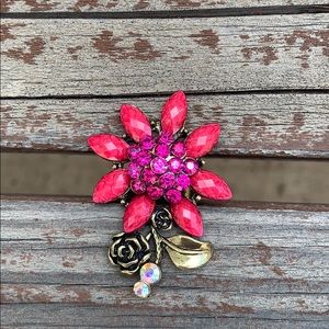 Red Flower Ring